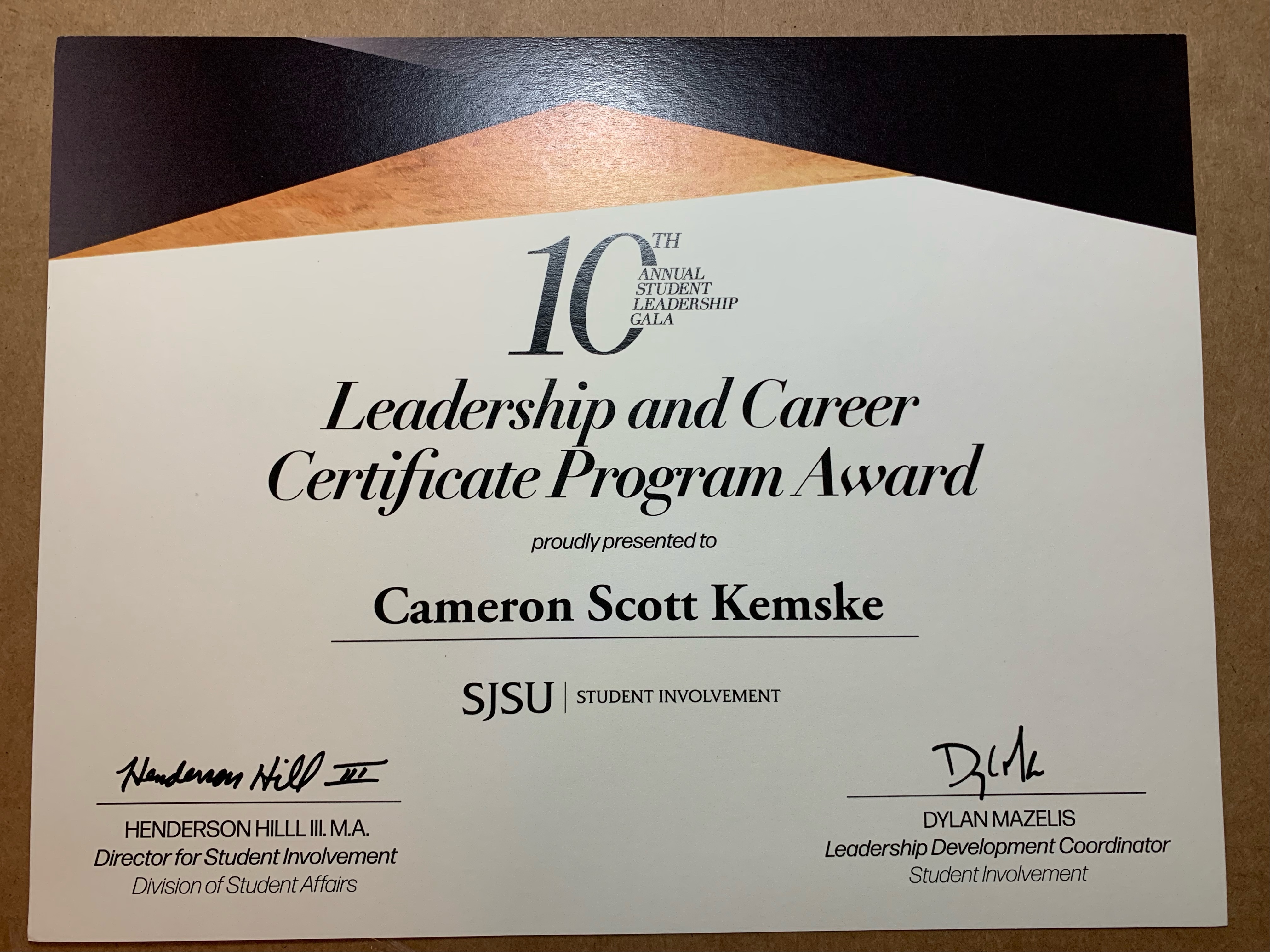 LCCP Certificate